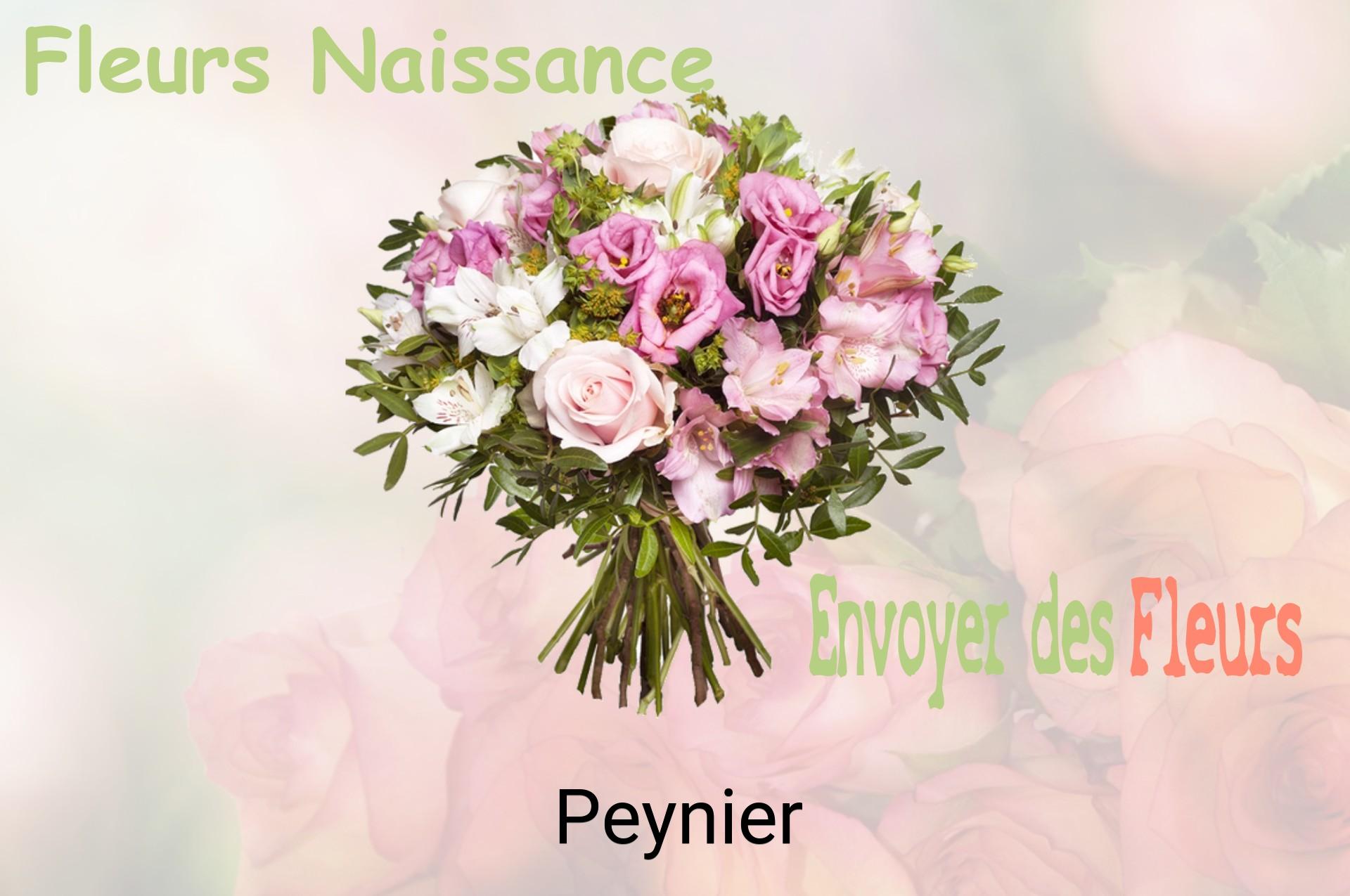 Bouquet de fleurs de naissance livré à Peynier